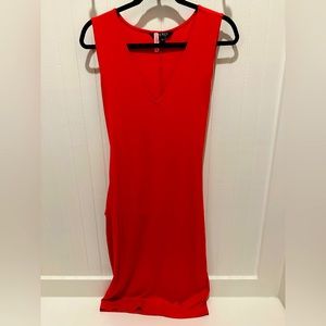 Ralph Lauren Dress .. size large .. color red This is a fun dress .. dry cleaned